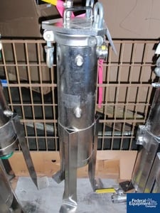 6" Rosedale #618SAN1150S316LTSM80, 316 Stainless Steel basket filter, 6" dia.x 18" basket, 150 psi, 2"