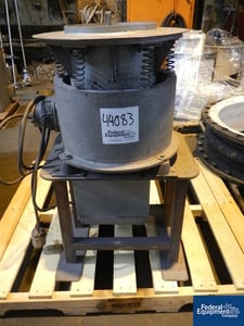 18" Sweco #LS18S333, Stainless Steel circular screen, single deck on base, .25 HP, 440 V. motor, serial