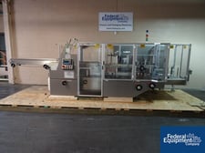 IMA #3738BA, high speed side loading case packer, belt carton/bundle feeder, dual tape heads, A-B controls