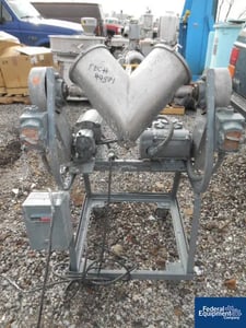 .26 cu.ft. Patterson, Stainless Steel shell, 8 quart, on stands, 1/2 HP bar drive. less bar, 1/6 HP shell dr