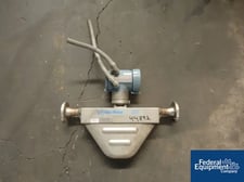 Micro Motion #2100S128NCAAEZZZ, flow meter, 316 Stainless Steel, 1" inlet/outlet, serial #3415618, #44892