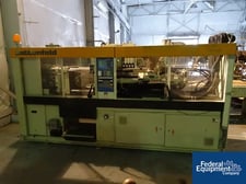 Battenfeld #BK850/200, horiz.injection molder, 12" max.platen opening, 13.8" max.adj.open stroke, Unilog