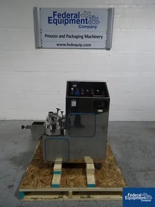 5 liter Powrex #FM-VG-05, hi-shear granulating w/2-jktd.bowls, choppers, sanitary Stainless Steel, man