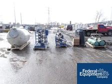 HydroService #64059, RO System, 4-pass, 5 GPM @ 200 psi,skid mounted,pump,dual tank water softener,Stainless