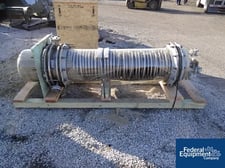 160 sq.ft. Chem Flowtronics, Hastelloy coil cond, Hast.tube 150 psi @ 350°F, glass shell, vert.design