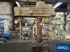 15 HP Hockmeyer #HV-15, Stainless Steel shaft & blade, air over oil hyd.lift, 49" rise, 42" L shft on 24" H