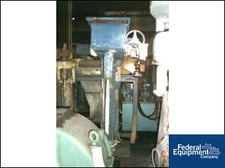 15 HP Hockmeyer #HV-15, disperser, Stainless Steel shaft & blade, air over oil hydraulic lift, vari-speed
