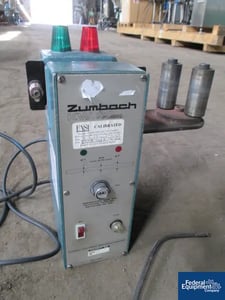 Zumbach #KW20, surface fault detector, 2.5" W apperture w/2" W opening, idler rollers, serial #2709.1262