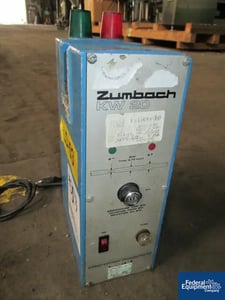 Zumbach #KW20, surface fault detector, 2.5" W apperture w/2" W opening, idler rollers, serial #3072-1559