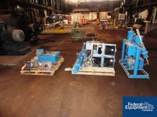 Novatec #MCS-206, 3 material volumetric blend.system, pneu.receivers, inline fines filter #MGBBS-3, Micro