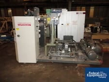 Cincinnati Milacron, Sheet Stack, 2-roll, 18" dia.x 34" roll face, vert.stack, silent chain, 5HP, 1750DC