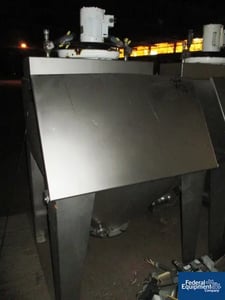 Unloader, Dynamic Air #H1600, bulk bag unloader, 304 Stainless Steel contacts, 2 ton Coffing elec.hoist