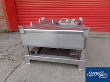 14.12 cu.ft., IBC Tote, approx.400 liter, Stainless Steel, Stackable Design, #46574 (3 available)