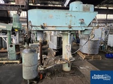 Hockmeyer #HVM-25, bow tie mixer, 25 HP, 3.5" dia.Carbon Steel shaft w/CS blade, 230/460 V. explosion proof