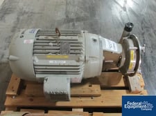 600 GPM @ 100' TDH, Fristam #FPR3452-245, Stainless Steel, 3" x 2", tri-clamp connect, 40 HP, 460 V., serial