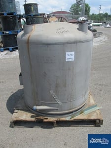 200 gallon Pfaudler, 316L Stainless Steel reactor lower body, 55 psi @ 400 Degrees Fahrenheit  int, jacketed