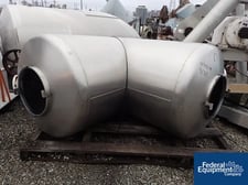 50 cu.ft. Lowe Industries #CV50-H, 304 Stainless Steel, 18" feed ports w/covers, on stand w/5 HP, 230/460