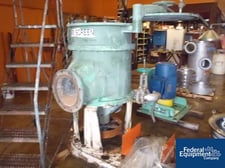 Black Clawson #24P, pressure screen, Stainless Steel, bolted hinged top, belt drive, #46933