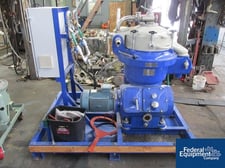 Alfa-Laval #MAPX-207", Stainless Steel bowl, 7.5 HP motor on base w/control panel, rebuilt 2008, #47435