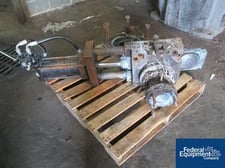 6" Beringer #RSL-60, hydraulic screen changer, dual breaker plate w/5 HP, 230/460 V. power pack, #47363