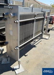 2500 sq.ft., GEA Ahlborn GMBH Veritherm #VT40-LOCIN, 87 psi @ 212°F, spacers, expandable frame, 1995, #47533