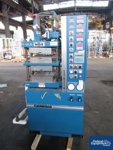30 Ton, Wabash #Genesis-G302-CX, 12" x 12" platens, steam heated, wtr.cld, 4" daylight, 2 HP, 230/460