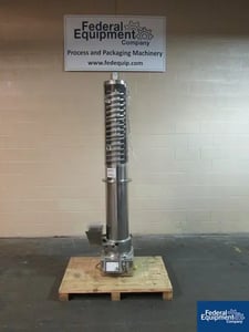 Kramer #E2000-1500, Stainless Steel tower deduster, serial #9200/14, w/C810 controller, on base, 230 V.