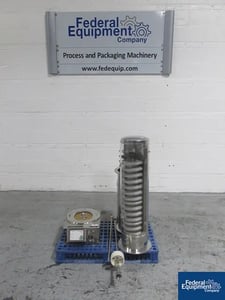 Kramer #E2000-1500, Stainless Steel tower deduster, serial #9200/14 W/C810 controller, on base, 230 V., parts