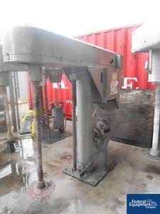 25 HP Myers, Stainless Steel shaft & blade, air over oil hyd.lift w/on-board pump/reservoir, 230/460 V.