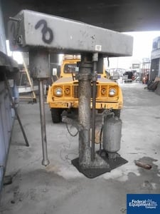 20 HP Myers, less motor, pully & belts, Stainless Steel shaft & blade, air over oil hyd.lift w/air tank