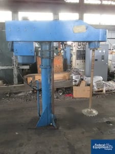 20 HP Cayuga #L7BVS19025, Stainless Steel shaft & blade, air over oil hyd.lift, air tank, floor mounted