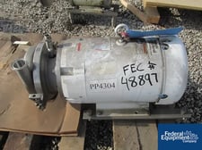 Waukesha Cherry Burrel #2065IV, Stainless Steel, Centrifugal, 2" x 1.5", 10 HP, 208-230/460 V., #48897