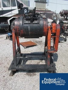 12" x 24" Patterson pebble mill, 12" dia. x 24" L drum, on stand, #49102