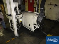 Patterson, Zig Zag blender, 7" S/S, 150 #/cu.ft. max.material density, on base, motor drive, serial #276442