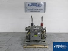 200 CFM, Nash Vacuum System, (2) #SC2/7 pumps, Carbon Steel, 200 cfm each, 10 HP, 230/460 V., silencers