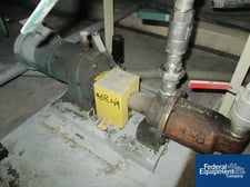 2" inlet x 1.5" outlet, Robbins & Myers #35604, Stainless Steel Progressive Cavity Pump, 1 HP, 230/460 V.