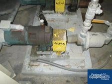 2" inlet x 1.5" outlet, Robbins & Myers #35604, Stainless Steel Progressive Cavity Pump, 1 HP, 230/460 V.