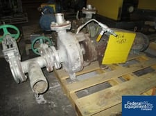 Durco, Stainless Steel Centrifugal Pump, 3" x 2", 5 HP, 230/460 V., serial #94977, #46865
