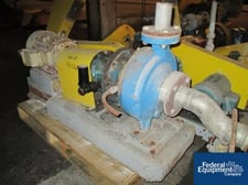 Goulds #3196, Stainless Steel Rotary Gear Pump, 1.5" x 3", 5 HP motor, serial #718D320.2, #46866