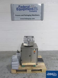Capsugel #Xcelodose-120S, capsule filler, controller, scale & assoc.tooling, CE rated, serial #120-1-006