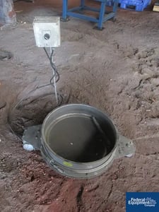 36" Midwestern Porta-Sifter #CDS36-210, Stainless Steel circular, single deck w/144 HP, 115 V. Vibro motor