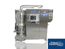 Fluid Air #0020, fluid bed dryer/granulator, 316 Stainless Steel, elec.heated w/12 KW heater, on board PLC