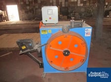 Unwind Stand, Engineered Machy. #05023, 35" dia.reel w/die block housing, vari.speed, serial #11251, #49208