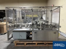 M & O Perry #CU-1013, 316 Stainless Steel, 304 Stainless Steel non-contact, 20-40 vials/min, powder & liquid