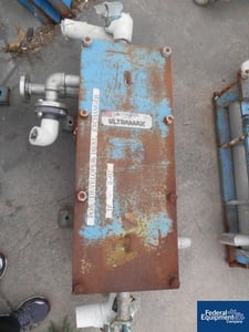 88 sq.ft., Tranter Ultramax #UM-020-M-08-HS-46, Stainless Steel welded plate, 100 psi @ 210 Degrees