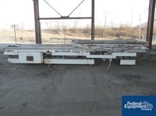 65" wide x 24' long, Carrier Posi-Flow #BM-80660S, vibrating conveyor, 7" deep, Stainless Steel, 1" stroke @