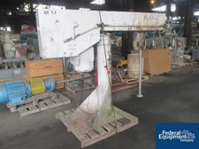 25 HP Armenco, Stainless Steel shaft, 230/460 V. explosion proof variable speed motor, air over oil hyd.lift