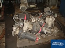 3" ITT Pure Flow Diaphram valves, sanitary stainless steel with air actuator, #24960