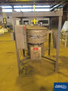 30" Midwestern Industries, Carbon Steel screener, single deck, #247-2