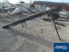 15" wide x 12.4' long, chain belt / cleated belt combination conveyor, #247-19